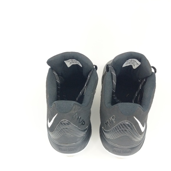 Nike Black and White Metal Baseball Cleats - Picture 2 of 5